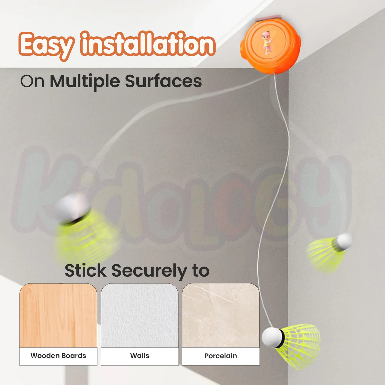 Gubbarey SmashBuddy Rebound Badminton Trainer